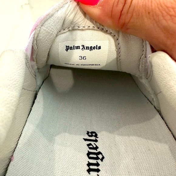 Palm Angels Rainbow Printed Sneakers - Picture 4 of 6